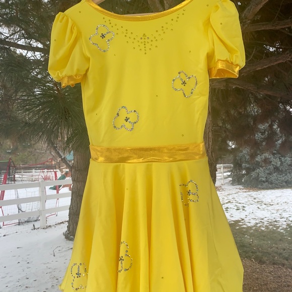The Lineup Dresses & Skirts - Yellow Figure Skating Show Dress